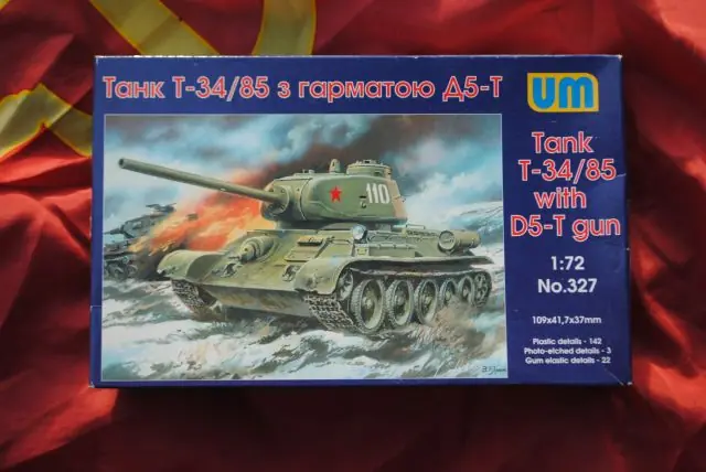 UM0327 T-34/85 with D5-T Gun Gratis Retour